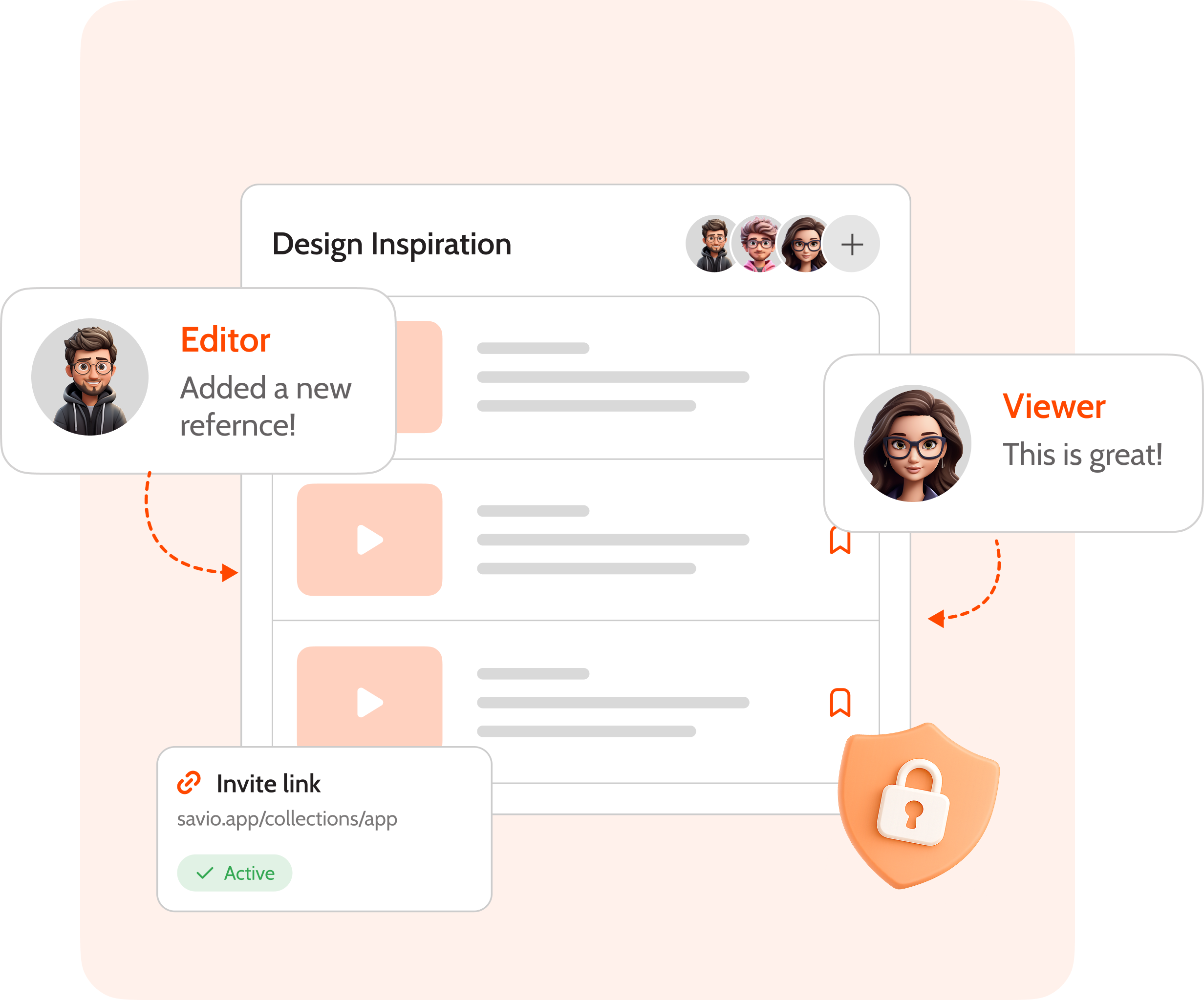 Savio app — collaborate